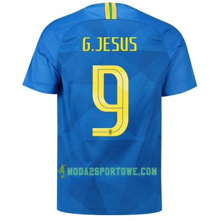 Koszulka Brazylia G.Gesus 9 Mistrzostwa Świata 2018 Wyjazdowe Stroje Piłkarskie